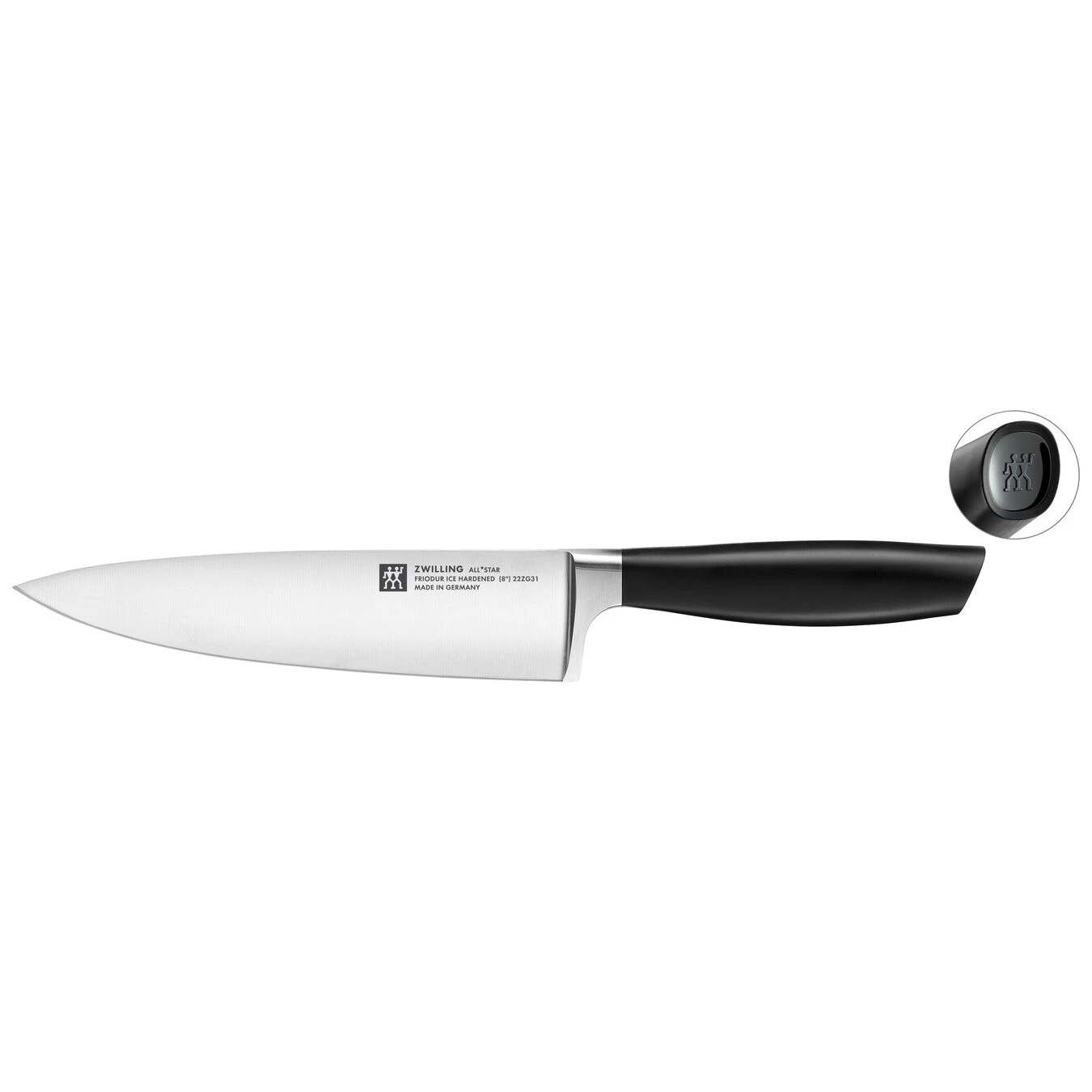 Zwilling Cuchillo De Chef 20 Cm, Negro 3 Zwilling Cuchillo De Chef 20 Cm, Negro
