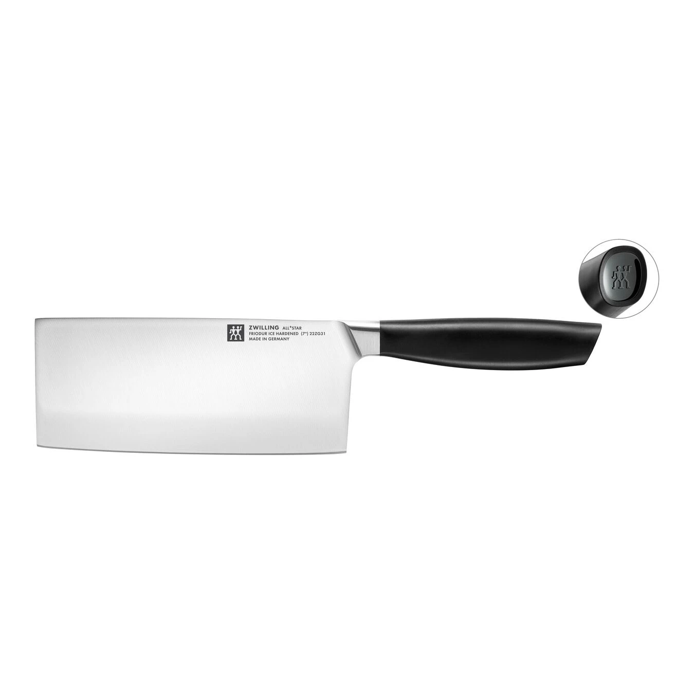 Zwilling Cuchillo De Chef Chino 18 Cm, Negro 3 Zwilling Cuchillo De Chef Chino 18 Cm, Negro