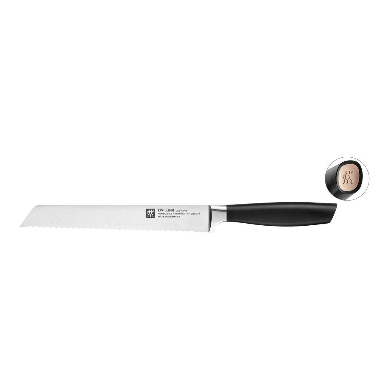 Zwilling Cuchillo Para Pan 20 Cm, Oro Rosa 3 Zwilling Cuchillo Para Pan 20 Cm, Oro Rosa