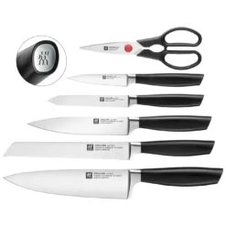 Zwilling Taco De Cuchillos Con Sistema De Autoafilado 7-pzs, Blanco -Zwilling 33780500 1 silver