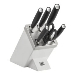 Zwilling Taco De Cuchillos Con Sistema De Autoafilado 7-pzs, Blanco