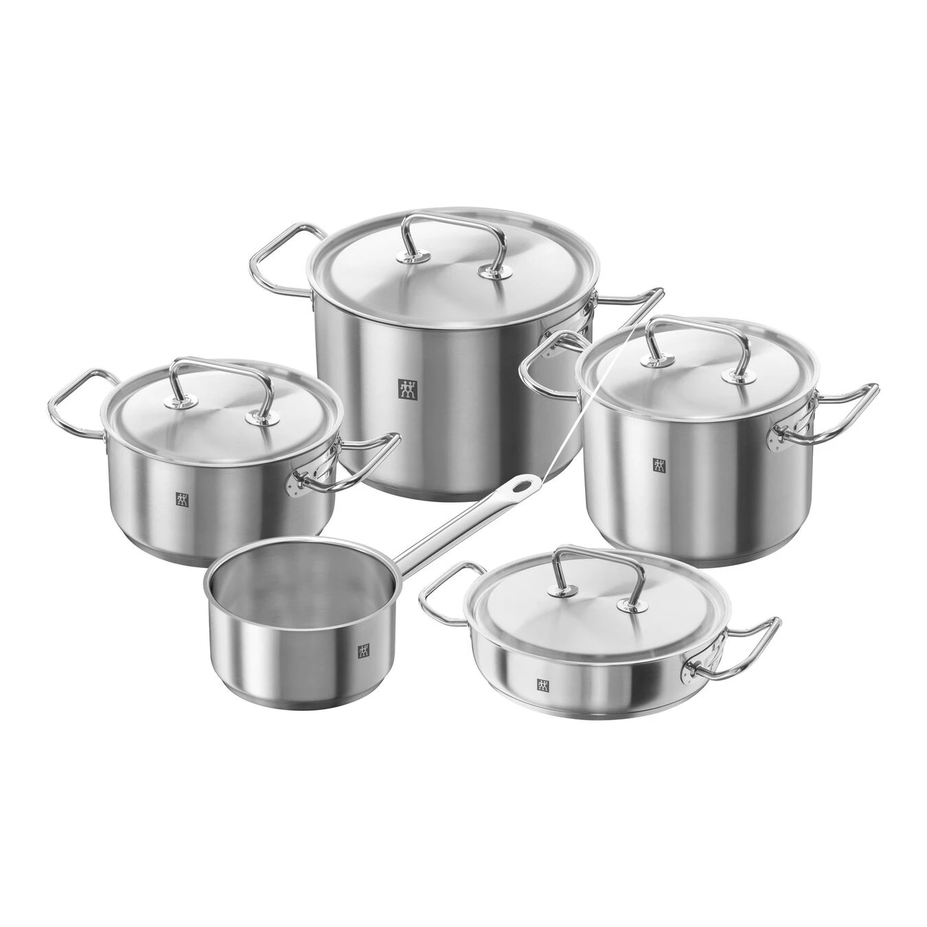 Zwilling Batería De Cocina 5-pzs, 18/10 Acero Inoxidable 3 Zwilling Batería De Cocina 5-pzs, 18/10 Acero Inoxidable