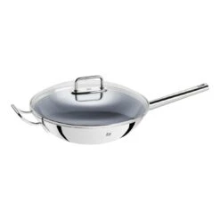 Zwilling Wok 32 Cm, 18/10 Acero Inoxidable, Plata