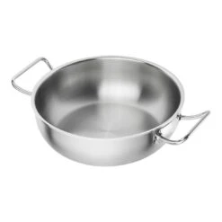 Zwilling Wok 30 Cm, 18/10 Acero Inoxidable, Plata
