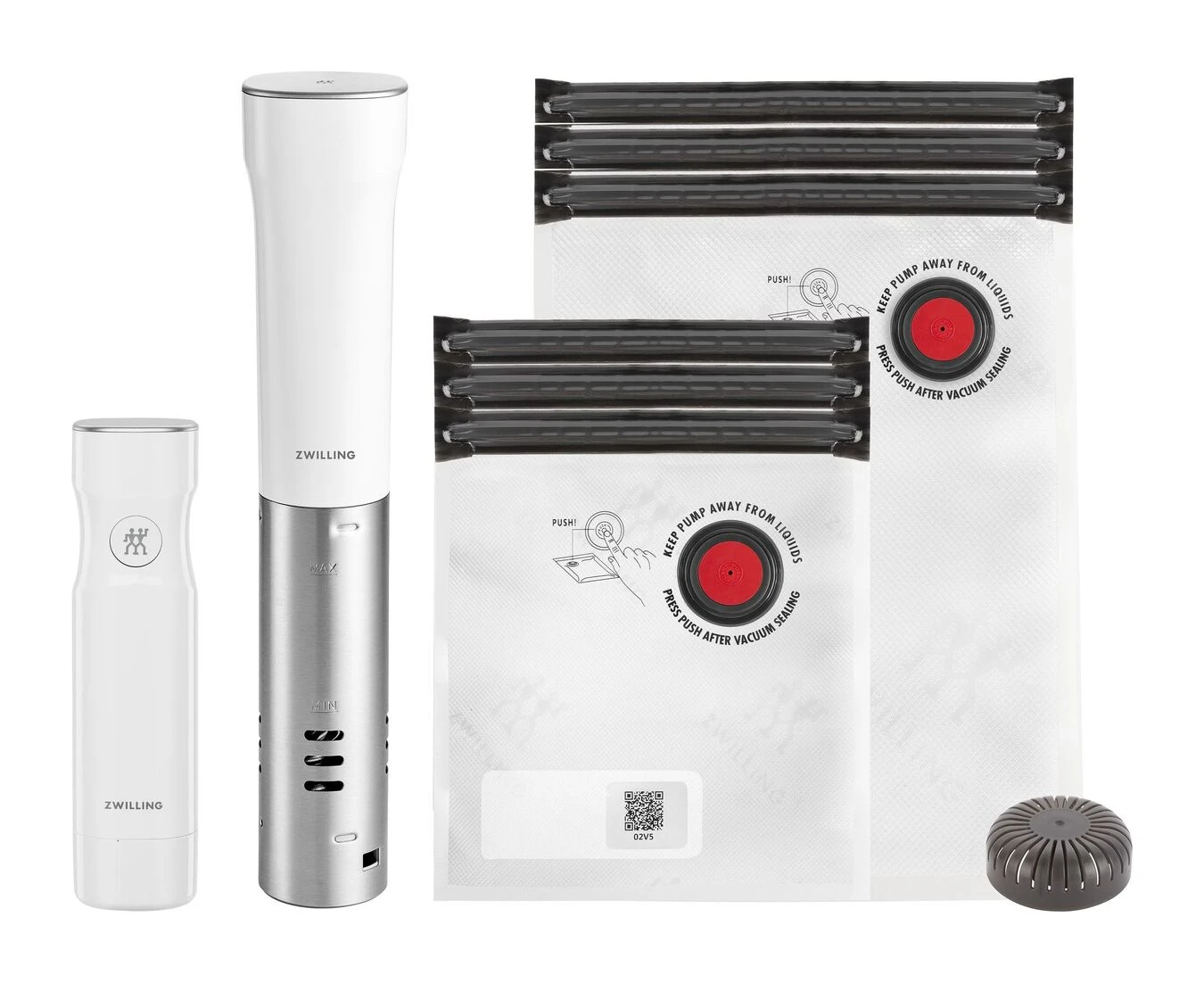 Zwilling Set De Iniciación De Envasado Al Vacío Sous-vide, 8-pzs 3 Zwilling Set De Iniciación De Envasado Al Vacío Sous-vide, 8-pzs